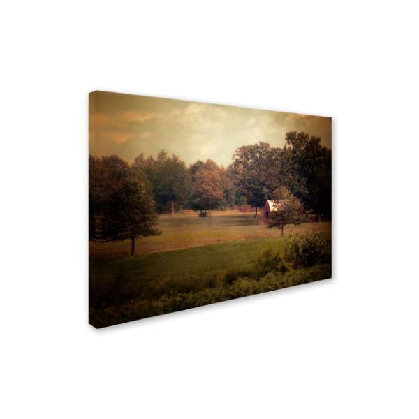 Jai Johnson 'Red Roadside Barn' Canvas Art,35x47